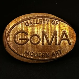 PIECE ECRASEE GOMA GALLERIE D'ART MODERNE DE GLASGOW ECOSSE / ELONGATED COIN - Picture 1 of 3