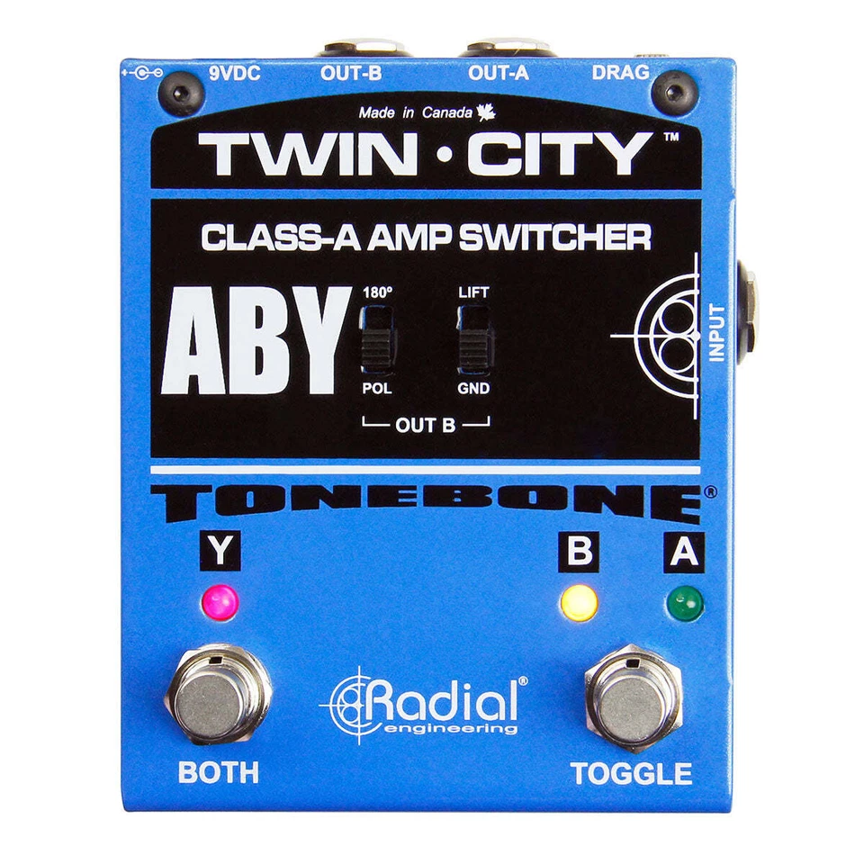Interruptor amplificador ABY activo Radial Tonebone Twin-City Foto 1 de 1