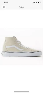 Vans SK8 Hi Tapered Checkerboard Foxing Unisex Skateschuhe Größe 8,5 - Bild 1 von 5
