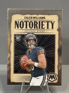 2024 Panini Mosaic Caleb Williams #301 RC BEARS Notoriety - Picture 1 of 2