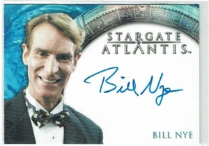 Stargate Heroes Atlantis Autograph Auto Card Bill Nye as Himself - Picture 1 of 1