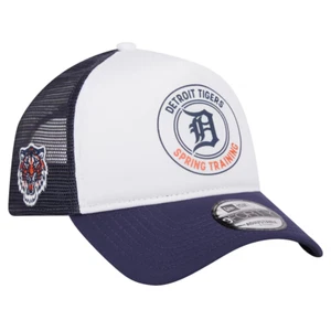 Detroit Tigers New Era 9FORTY A-Frame Spring Training Snapback Trucker Hat - Picture 1 of 6