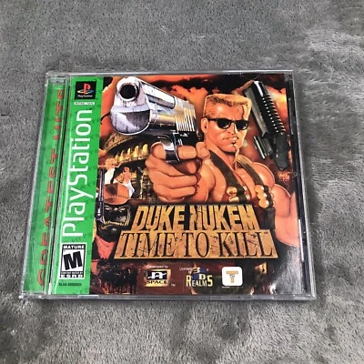 Duke Nukem: Time to Kill Greatest Hits (Sony PlayStation 1, 2001) CIB - Image 1 of 3