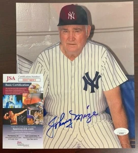 Johnny Mize 8x10 Signed Photograph with JSA Certificate - P8 - Picture 1 of 5