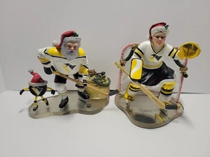 NHL Pittsburgh Penguins Santa Mrs.Claus Statue Figurine Christmas Danbury Mint - Picture 1 of 8