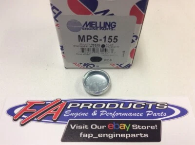 Melling MPS-155 13/16" Steel Shallow Engine Expansion Plug Cup Freeze Out Plugs - Image 1 of 4