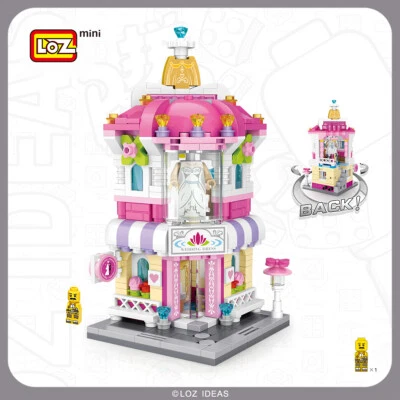 LOZ City Street Wedding Dress Shop Building Blocks Set Model Toy Gift Kids Adult - image 1 of 3