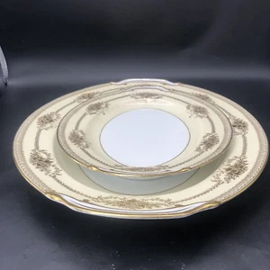 Noritake M Oval Serving Platters Set of 2 Cherita 1940s Vintage 16.5” & 12” - Picture 1 of 19