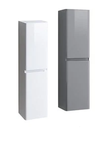 Bathroom Cabinet Cupboard Tall Furniture Tallboy Wall Hung 1400mm Unit Storage - Picture 1 of 14