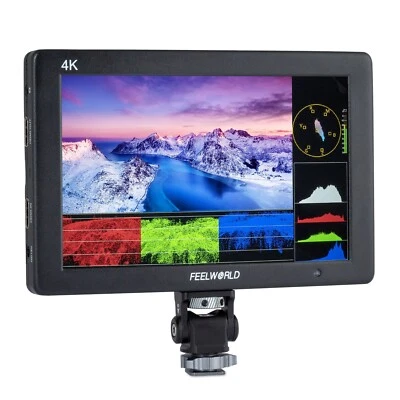FEELWORLD T7 PLUS 7 inch DSLR Camera Field Monitor Video 4K HDMI Full HD 3D LUT - Image 1 of 4