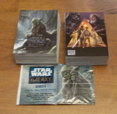 2011 Star Wars Galaxy Series 6 - 120 Topps Trading Card Basic Set w Wrapper - Image 1 of 2