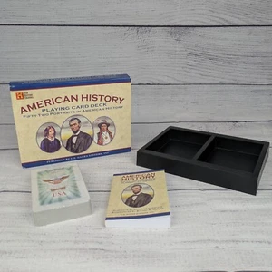 American History Playing Card Deck And Booklet  New Old Stock - Picture 1 of 11