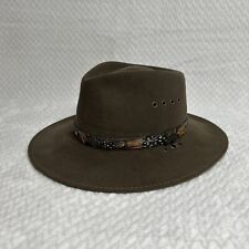 Vintage Col. Littleton 100% Wool Hat Size 54 Or 6-3/4