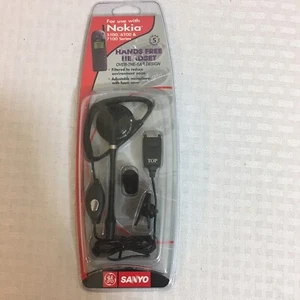 Sanyo Cellular Hands Free Headset For Use with Nokia 5100, 6100, 7100 Phones. - Picture 1 of 6