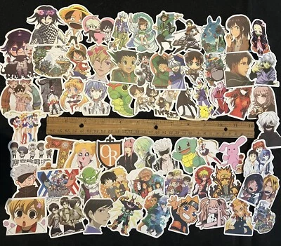LOT OF 10 ANIME Stickers My Hero Academia One Piece assorted Japan characters