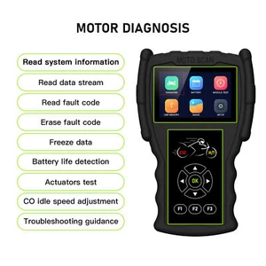 JDiag M100 Motorcycle Detector Scanner Code Reader Diagnosis Tool Battery Tester