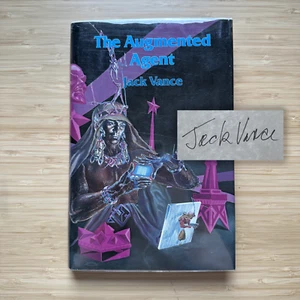 SIGNED The Augmented Agent Jack Vance 1986 Underwood-Miller 1st Ed (196 of 200) - Picture 1 of 16
