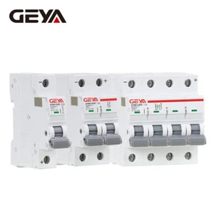 Mini disyuntor GEYA Solar DC 1-4P MCB 6/10/16/25/32/40/50/63/80/100/125Amp - Imagen 1 de 14