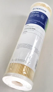 PENTAIR Pentek Pleated Cellulose Polyester Filter Cartridge PENTEK ECP5-10 - Picture 1 of 1
