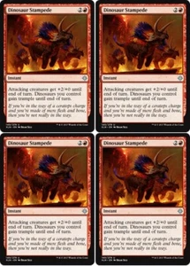 MTG - 4x DINOSAUR STAMPEDE - Ixalan (U) - Bild 1 von 1