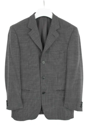 VERSACE Classic V2 Blazer Men's (EU) 48 Pure Wool Melange Formal Lined - Image 1 of 4
