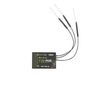 FrSky DUAL 2,4 GHz TW R12 Ricevitore con antenne 3×2,4G per comunicazioni radio - Foto 1 di 11