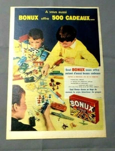 PUB PUBLICITE ANCIENNE ADVERT CLIPPING 100519 / LESSIVE BONUX OFFRE 500 CADEAUX - Bild 1 von 1