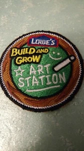 Lowe's build and grow art station badge patch - Picture 1 of 2