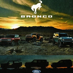 2021 Ford Bronco Sport Base Big Bend Outer Banks Badlands Initial Sales Brochure - Picture 1 of 1