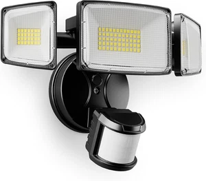 100W LED Motion Sensor Outdoor Lights, Dusk to Dawn Flood Light Outdoor Motion S - Picture 1 of 12