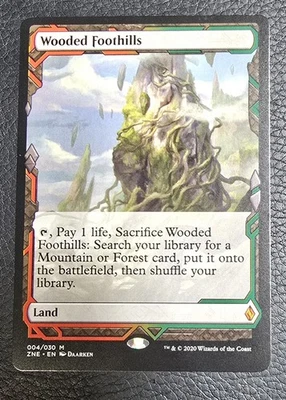 Wooded Foothills Zendikar Rising Expeditions Regular MTG NM Magic Card - Image 1 of 2