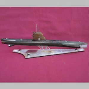 Old USSR NAVY SUBMARINE Desktop MODEL Soviet Vintage NAVAL 16"=40cm Dedication - Picture 1 of 9