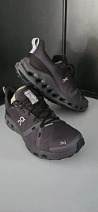 On Cloudsurfer Trail Waterproof Black Eclipse Size 7 - Picture 1 of 6