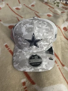Dallas Cowboys Salute to Service Artic Camo New Era 9Seventy Stretch-Druckknopf Hut - Bild 1 von 10