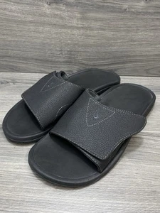 Sandalias Deslizantes OluKai "Nalu" Para Hombre 12 Negro Gancho Playa Verano Ajustables - Imagen 1 de 10