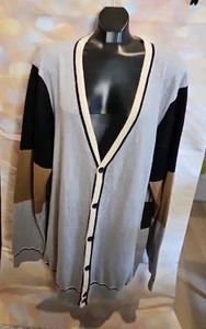 Shaquille O'Neal Men's Big & Tall Size 2XLT Gray Multicolor, Sweater - Picture 1 of 5