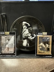 2023 GAS Arnold Schwarzenegger Set in ‘Built To Perfection’ Tin Box - Picture 1 of 6