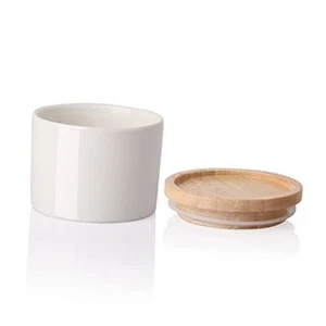 Kitchen Canisters Ceramic Food Storage Jar, Stackable Containers with - Picture 1 of 7