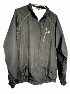 New Balance NB Heat Full Zip Laufjacke schwarz reflektierend Herren Größe L - Bild 1 von 4
