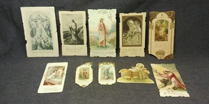 10 1910 Katholische Christliche Heilige Karte Jungfrau Maria Engel Gold gestanzt Antik E91b - Bild 1 von 16