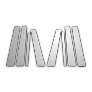 8pc Stainless Steel Pillar Post Covers for 2007-2012 Mercedes GL - Picture 1 of 2