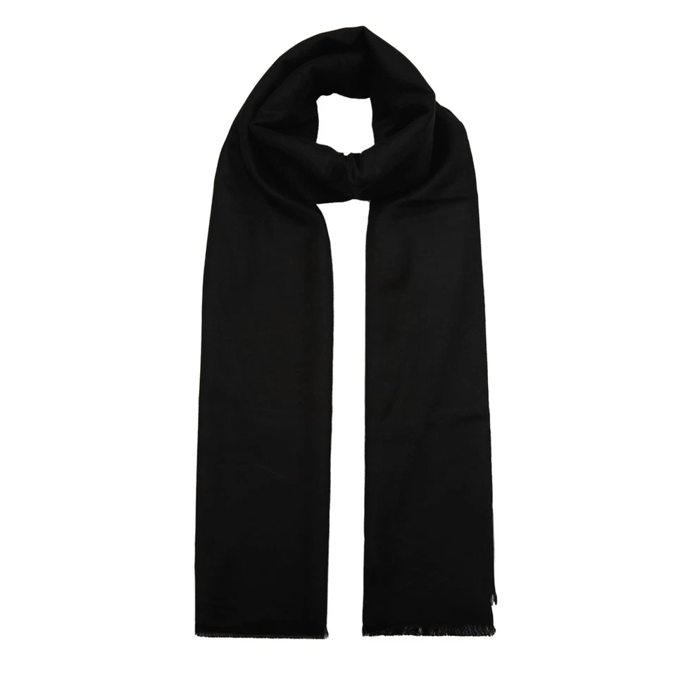 Мужской однотонный тканый шарф из вискозы легкие аксессуары для шеи - Изображение 1 из 4