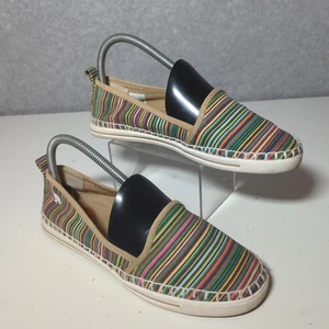 Rocket Dog Multi Stripe Espadrille Slip On Casual Shoes Women's Size 7 - Picture 1 of 8