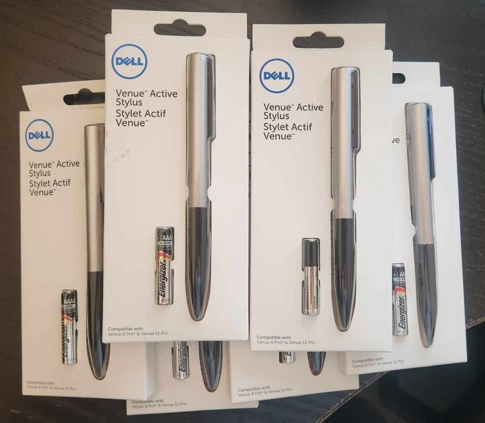 New OEM DELL Venue Pro 8* & Pro 11 - Active Stylus Pen Black/Silver - Image 1 of 1