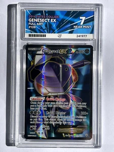 Genesect EX 120/124 Fates Collide Pokemon Card Ace Grading 7 Near Mint - Picture 1 of 6