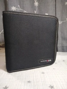 Nintendo 3DS Official Carrying Case - Black Soft Zipper Case w Car Charger  - Picture 1 of 2