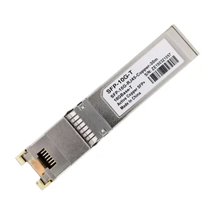 W pełni kompatybilny nadajnik-odbiornik 10GBase-T SFP-10G-T 10G SFP miedź do RJ45 30M - Zdjęcie 1 z 10