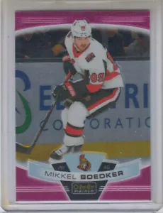 19/20 OPC Platinum Ottawa Senators Mikkel Boedker Matte Pink card #38 - Picture 1 of 2