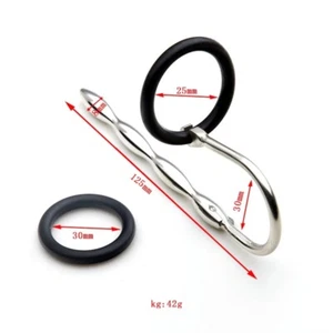 Male Urethral Stretching Sound Stainless Steel Beads New Dilator - Picture 1 of 5