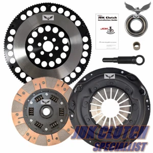 JD STAGE 3 DUAL MULTI FRICTION CLUTCH & RACING FLYWHEEL KIT FITS 240SX 2.4L - Picture 1 of 5